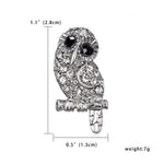 Owl Enamel Brooch