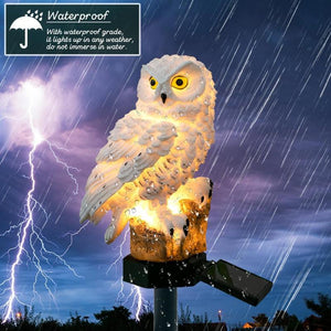 Owl Solar Light With Solar LED