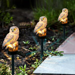 Owl Solar Light With Solar LED