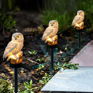 Owl Solar Light With Solar LED