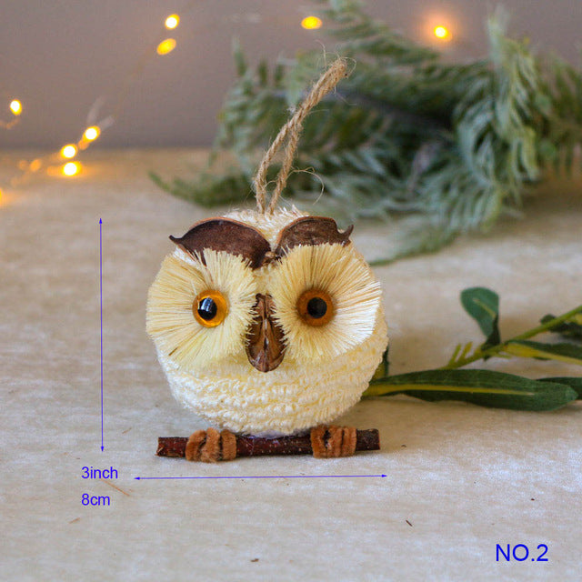 Handcraft Owl Ornaments