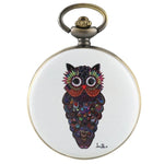 Unique Owl Quartz Pocket Watch