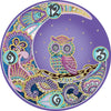 Diamond Embroidery Owl Wall Clock