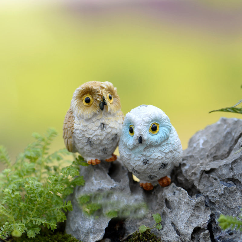Cute Owls Animal Figurines
