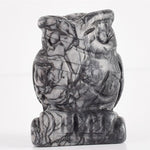 Carved Eagle Natural Crystal Statue