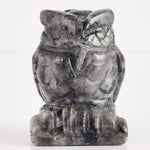 Carved Eagle Natural Crystal Statue