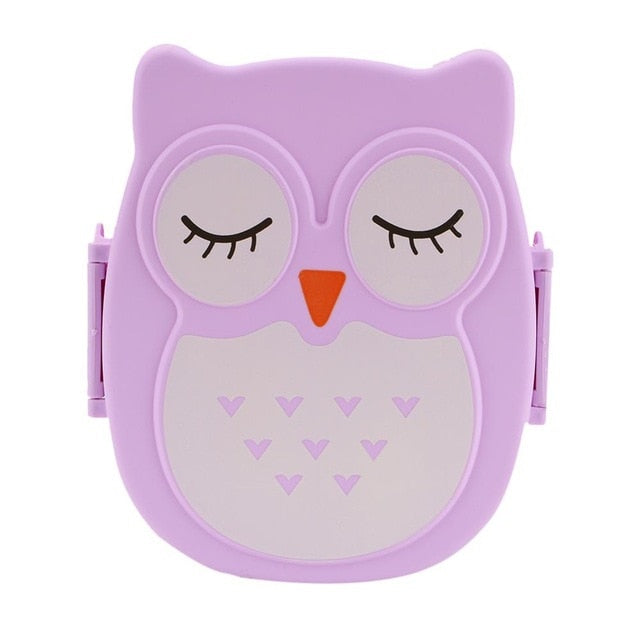 Cartoon Owl Lunch Box & Food Container