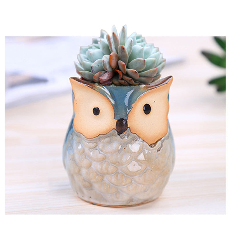Owl-shaped Flower Pot