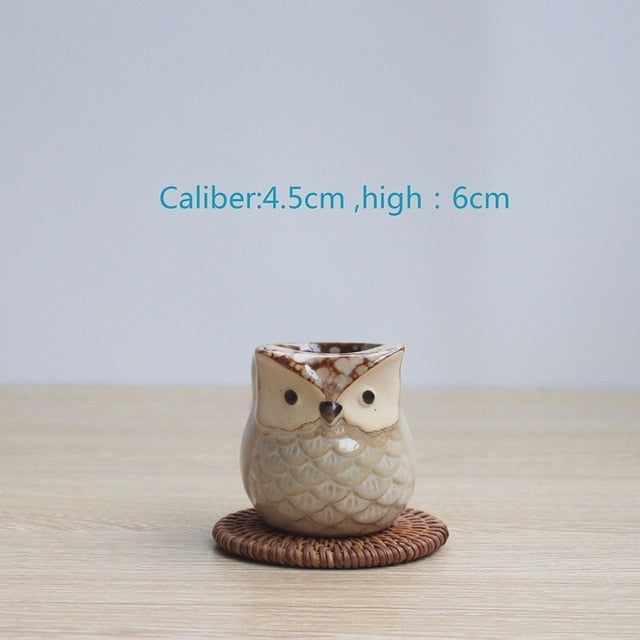 Owl-shaped Flower Pot