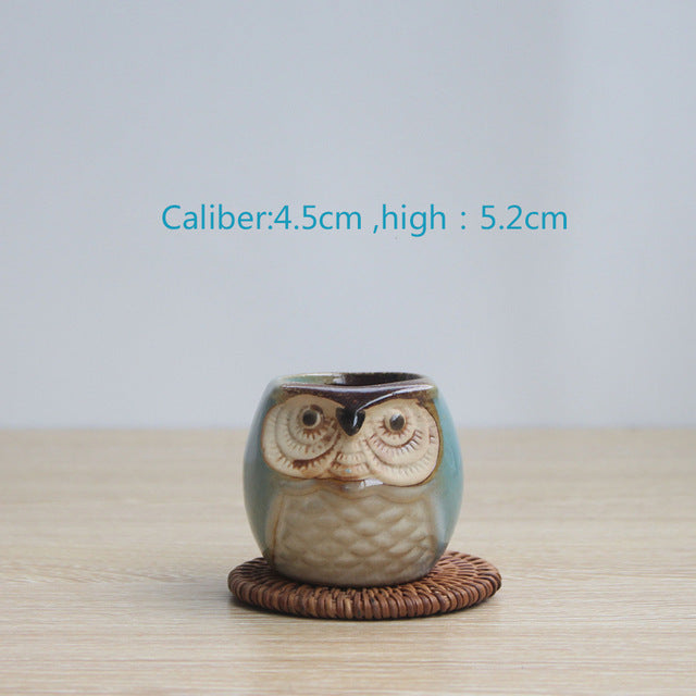 Owl-shaped Flower Pot