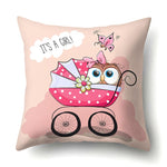 Cute Throw Owl Pillow Cover