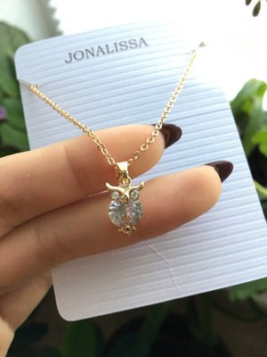 New Zircon Owl Pendant