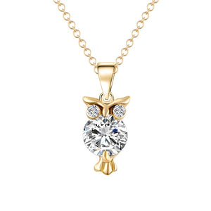 New Zircon Owl Pendant