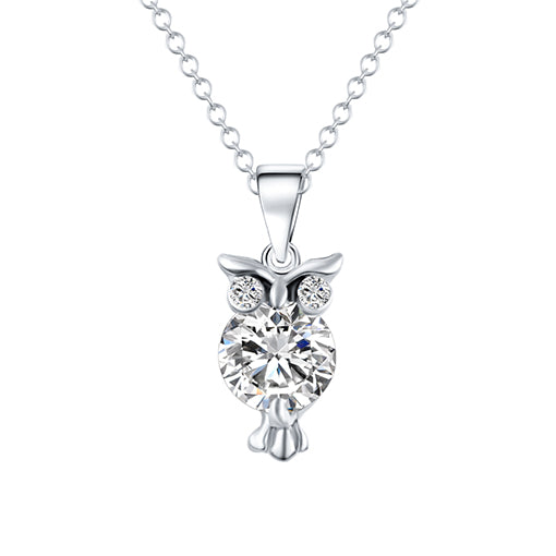 New Zircon Owl Pendant