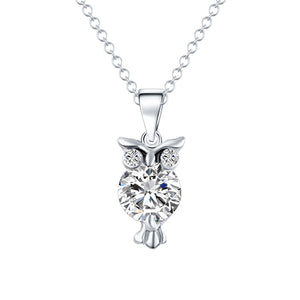 New Zircon Owl Pendant
