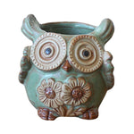Rustic Owl Flower Pot